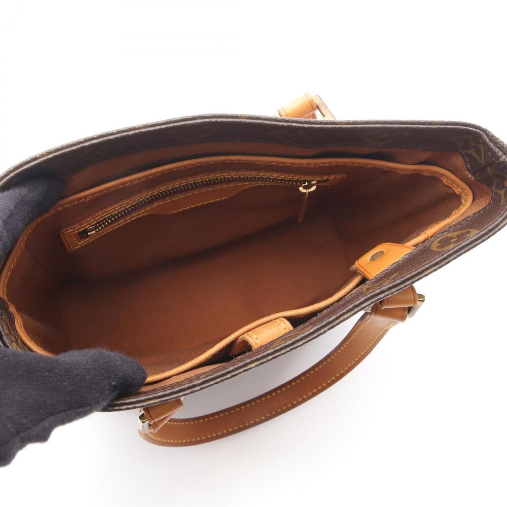 Louis Vuitton Brown Handbag Vavin Canvas Leather Monogram